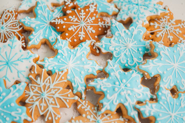 Christmas gingerbread cookies 