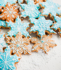 Christmas gingerbread cookies 