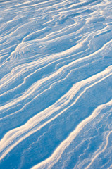 Graphic design background concept: winter landscape with weathered sparkling snow texture