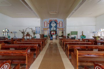 Sep 22, 2017 inside of San Jose Borromeo Church, Batanes