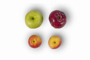 Apple variety apples isolated