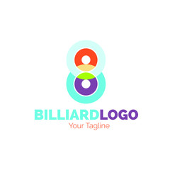 billiard 8 ball logo