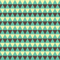 Fototapeta na wymiar Seamless vintage triangle pattern