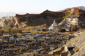 Obraz premium Tibetan landscape travel