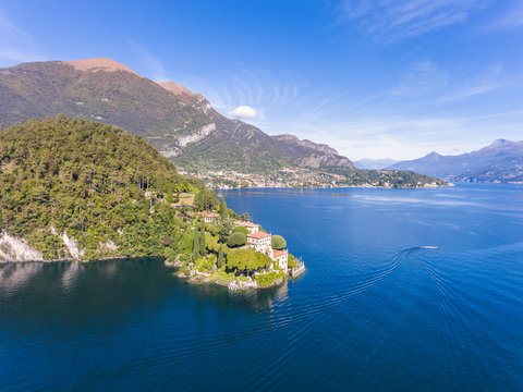 Villa Balbianello, lake of Como in Italy