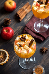 Sangria, apple cider, punch