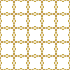 Naklejka premium Seamless golden ornament in arabian style. Geometric abstract background. Pattern for wallpapers and backgrounds