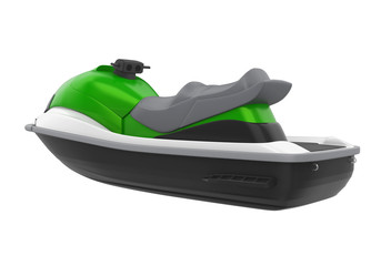 Naklejka premium Jet Ski Isolated