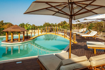 Luxury swimming pool