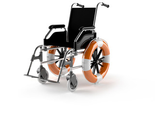 Wheelchair concept with buoys