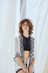 Portrait of Woman at Beach © LStockStudio