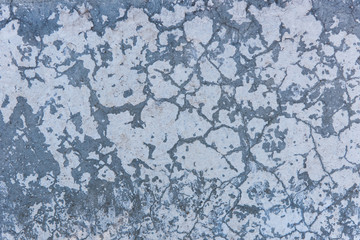weathered blue wall