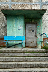 Old staircase in a Soviet-style house