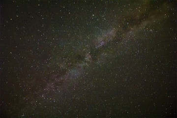 night sky with beauty milky way