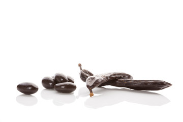 Carob pod and sweets.