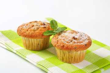 Two Stracciatella Muffins
