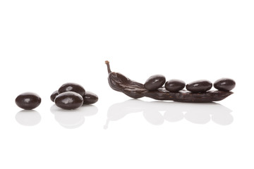Carob pod and sweets.