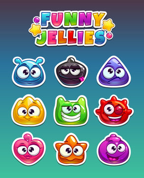 Naklejki Funny cartoon stickers