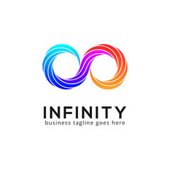 Colorful Infinity Logo