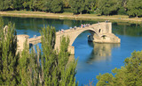 Le pont Saint-Bénézet sur le Rhône