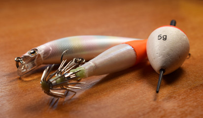 fishing float and wobblers  © Artsergei
