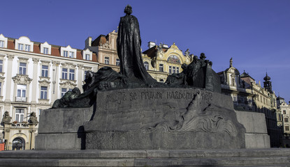 Jan Hus memorial, Prague, Czech republic