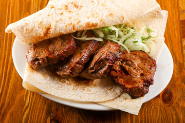 Beef kebab - shashlik
