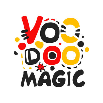 Voodoo African and American magic logo