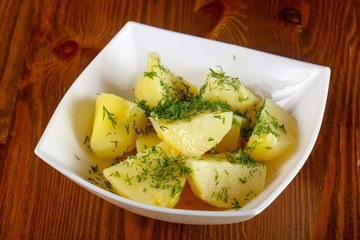 Boiled potato