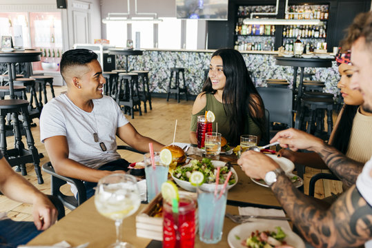 Friends Dining Together