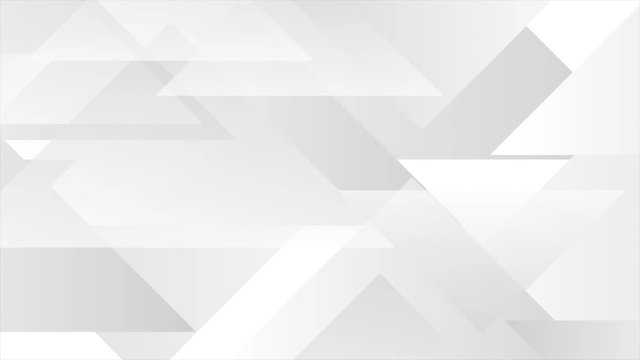 Grey abstract tech geometric motion design. Seamless loop. Video animation Ultra HD 4K 3840x2160