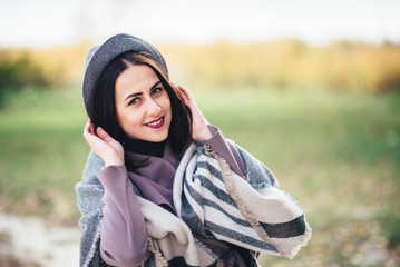 Beautiful girl smiling on a sunny day