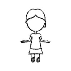 cartoon boy icon over white background vector illustration