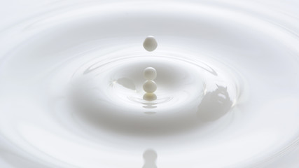 Beautiful Milk Splash