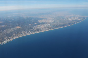 Fototapeta na wymiar Barcelona Coastline