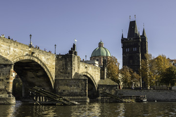 Fototapeta na wymiar Charles bridge, Prague, Czech republic