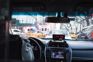 Papier Peint photo autocollant TAXI de new york New York Taxi