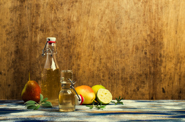 Homemade fruit vinegar