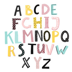 Cute vector alphabet