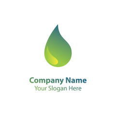 Water drop logo design