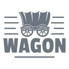 Fototapeta na wymiar Wagon logo, vintage style