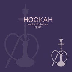 Hookah labels, badges and design elements collection. Vintage shisha logo. Lounge cafe emblem. Arabian bar or house, shop.