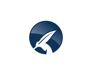 Fototapeta premium Feather logo