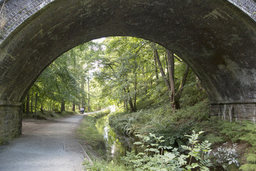 Stone Bridge on Shropshire Union Canal; Llangollen; Wales