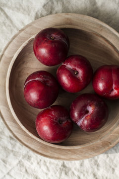 Fresh plums