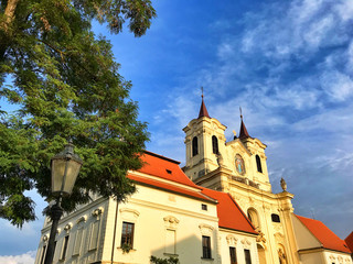 Benedictine monastery and abbey of Rajhrad. Czech Republic