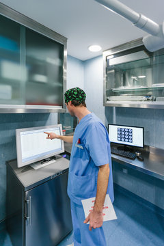 Biologists Working in the Laboratory