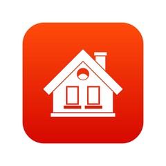House icon digital red