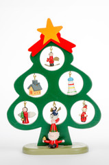 christmas decoration on a white background