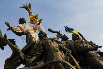 Fontaine de Maidan à Kiev
